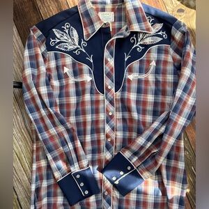 H Bar C Vintage Western Shirt